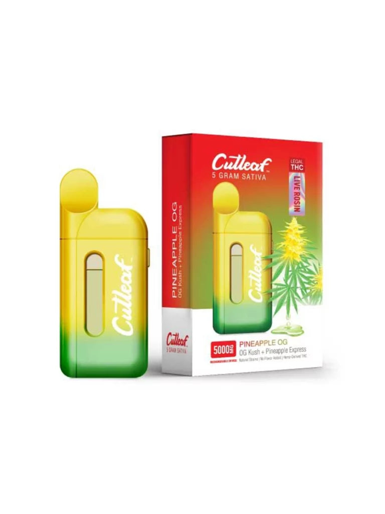 CUTLEAF 5ML LIVE ROSIN THC-A DISPOSABLE - DELTA