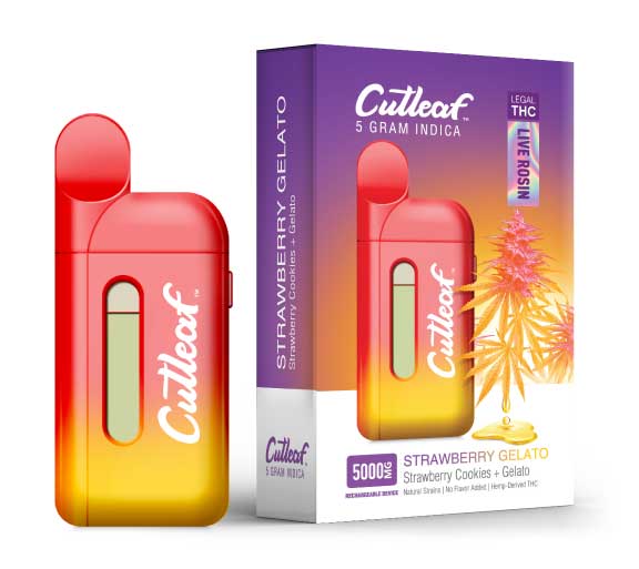 CUTLEAF 5ML LIVE ROSIN THC-A DISPOSABLE
