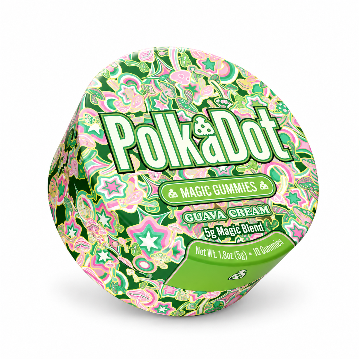 POLKADOT MAGIC MUSHROOM GUMMIES (10CT TIN)