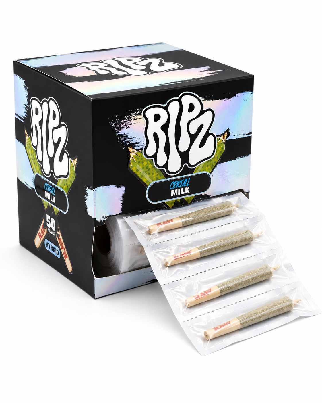 RIPZ 50CT 1 GRAM HEMP PRE ROLL