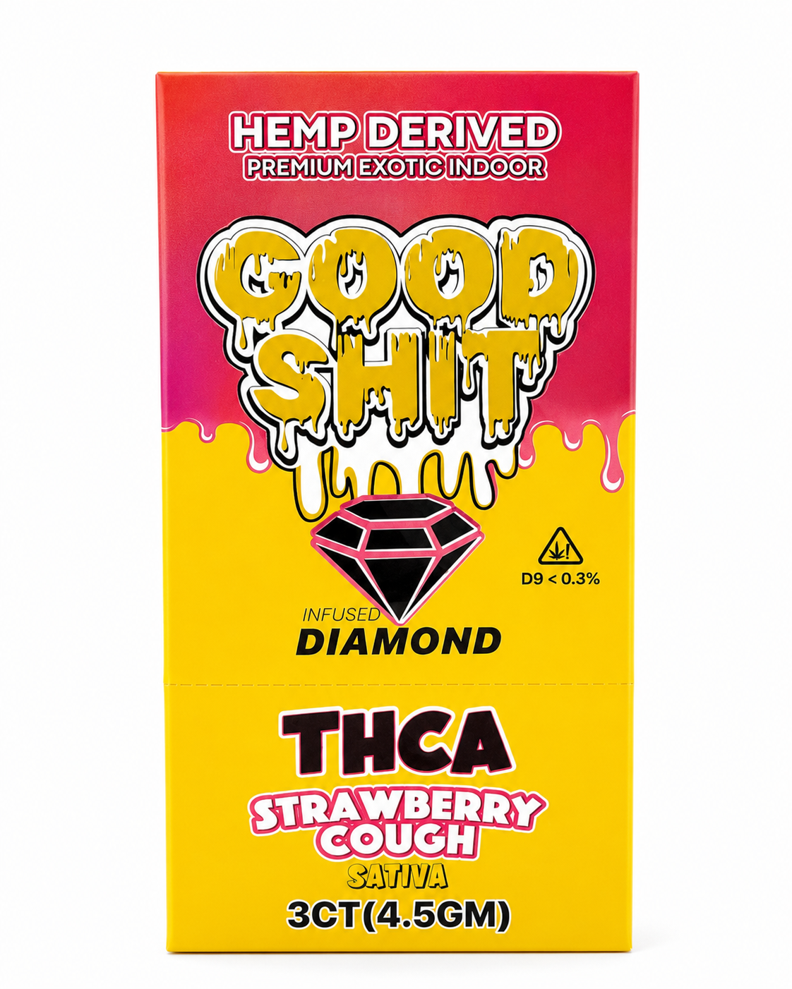 GOOD SHIT THCP DIAMOND INFUSED PRE ROLLS PACK (1.5G x 3CT)