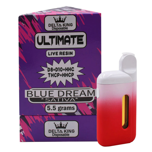 DELTA KING BLAZE THC-A 5.5ML DISPOSABLE - BLUE DREAM - DELTA