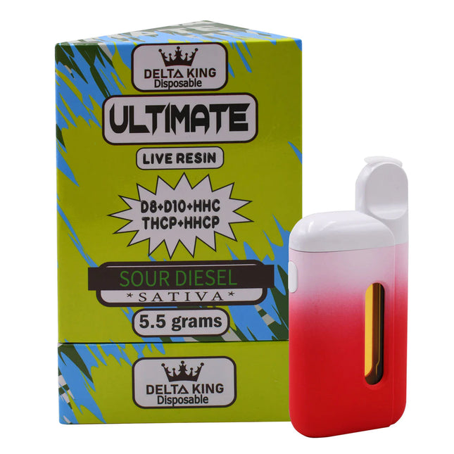 DELTA KING BLAZE THC-A 5.5ML DISPOSABLE - SOUR