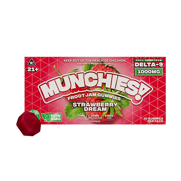 DELTA MUNCHIES 1000MG D9 FROOT JAM GUMMIES