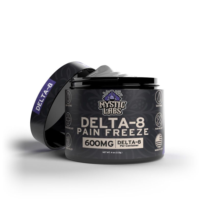 MYSTIC LABS 600MG D8 PAIN FREEZE JAR (4OZ)
