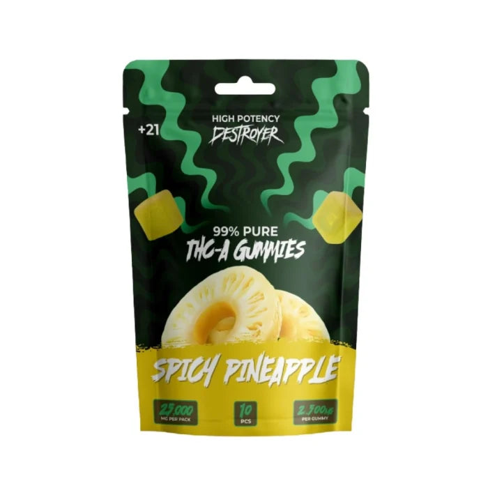 DESTROYER 25000MG THC-A GUMMY BAG (10CT BAG)