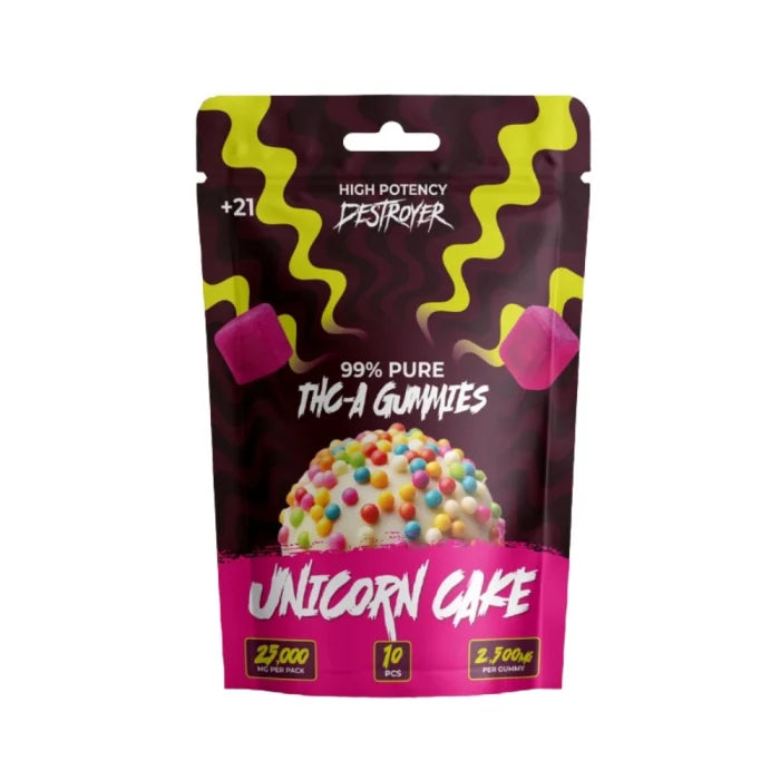 DESTROYER 25000MG THC-A GUMMY BAG (10CT BAG)