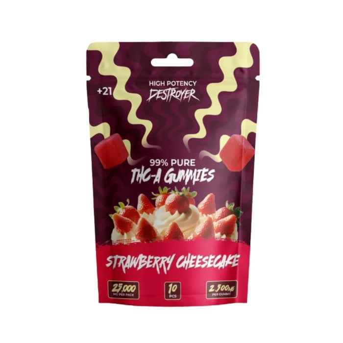 DESTROYER 25000MG THC-A GUMMY BAG (10CT BAG)