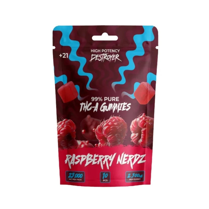 DESTROYER 25000MG THC-A GUMMY BAG (10CT BAG)
