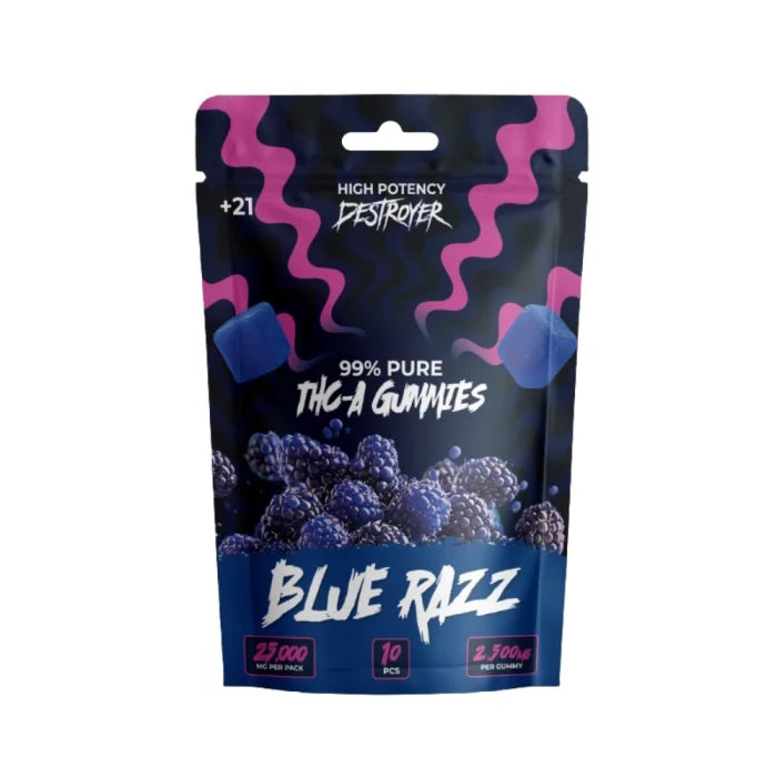 DESTROYER 25000MG THC-A GUMMY BAG (10CT BAG)