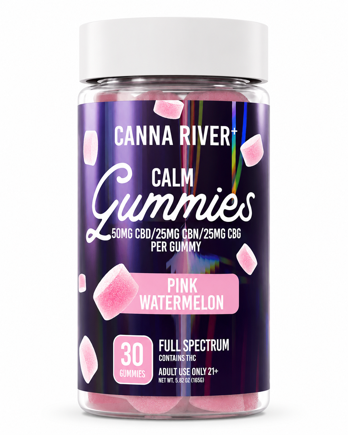 CANNA RIVER CBD CALM GUMMIES FULL SPECTRUM 3000MG JAR