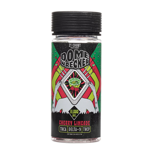 DOMEWRECKER 9THC-A + DELTA-9 + THC-P) GUMMIES 11,000MG / JAR