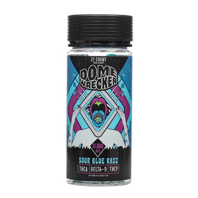 DOMEWRECKER 9THC-A + DELTA-9 + THC-P) GUMMIES 11,000MG / JAR