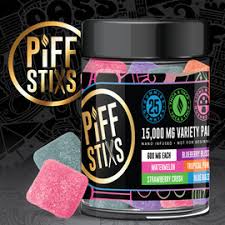 PIFF STIX 15000MG THC-A GUMMIES VARIETY PACK (25CT/JAR)