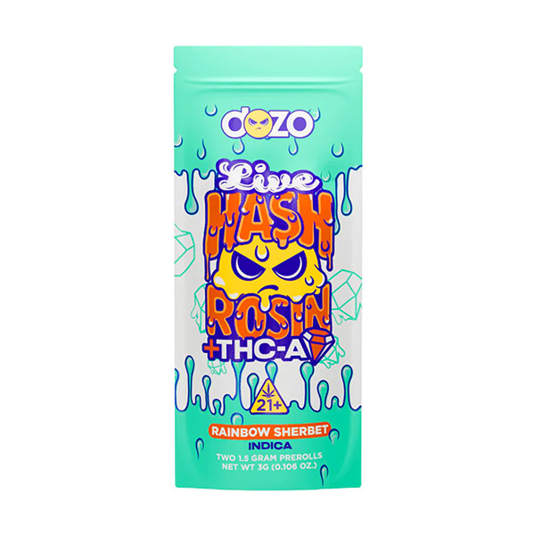 DOZO LIVE HASH ROSIN + THC-A INFUSED PREROLLS (2 X 1.5G EACH)