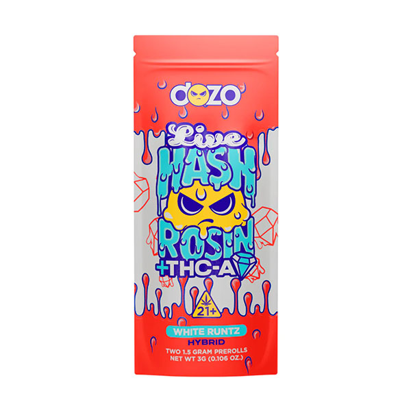 DOZO LIVE HASH ROSIN + THC-A INFUSED PREROLLS (2 X 1.5G EACH)