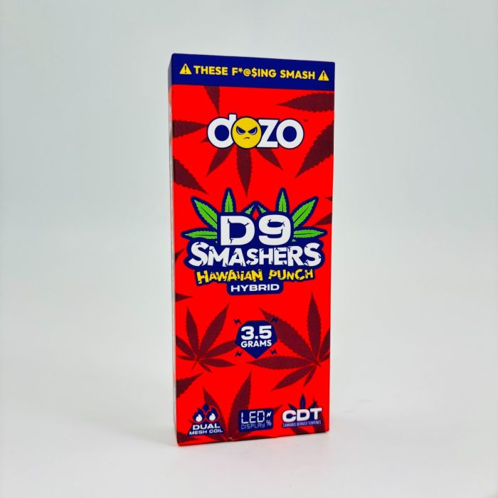 DOZO D9 SMASHERS (THCA + D9THC + THCP) 3.5 GRAM DISPOSABLE