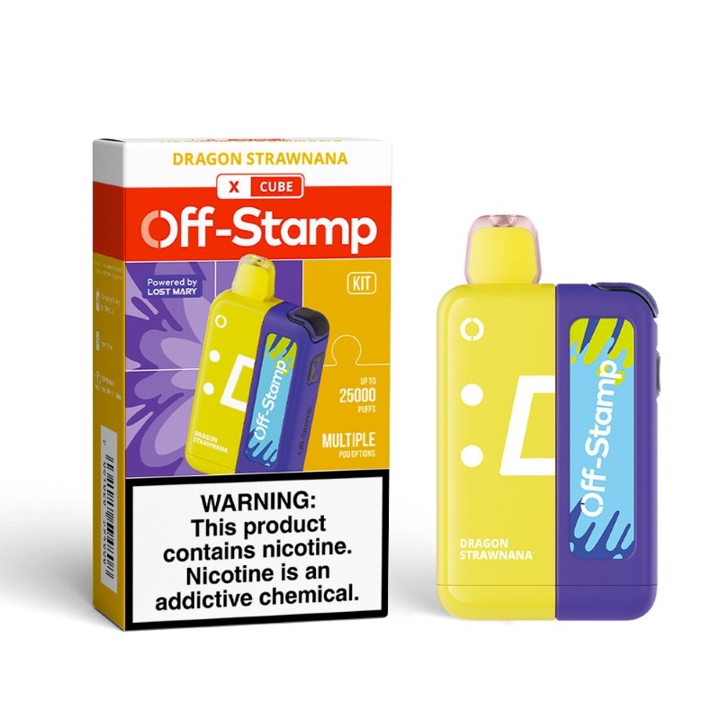 OFF STAMP X CUBE 25K PUFFS DISPOSABLE POD KIT (5PC DISPLAY)