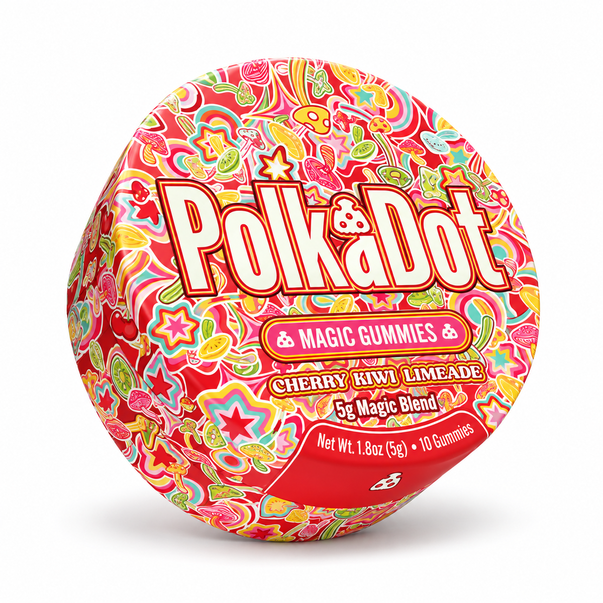 POLKADOT MAGIC MUSHROOM GUMMIES (10CT TIN)