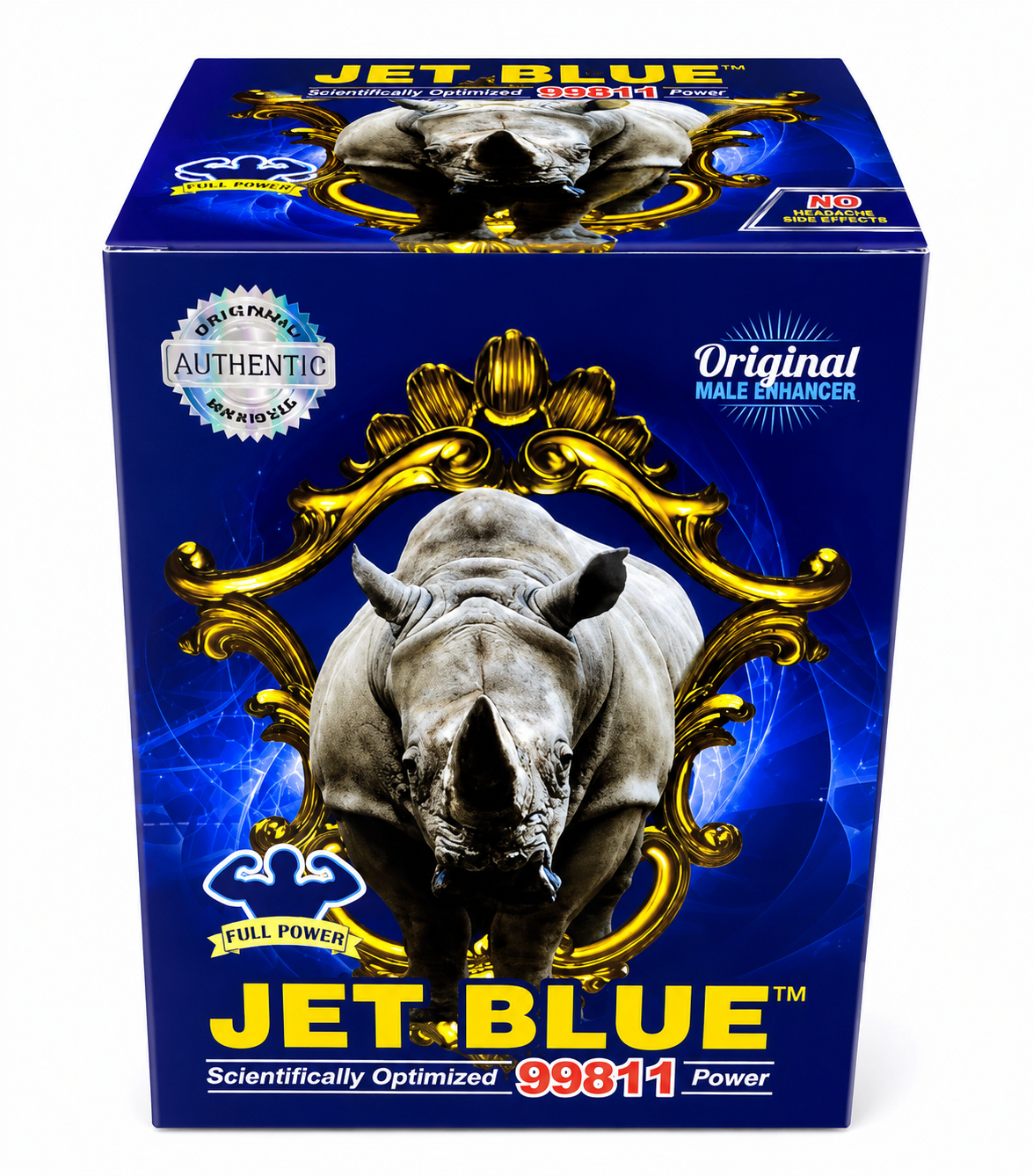 RHINO JET BLUE CAPSULES (12CT BOX)