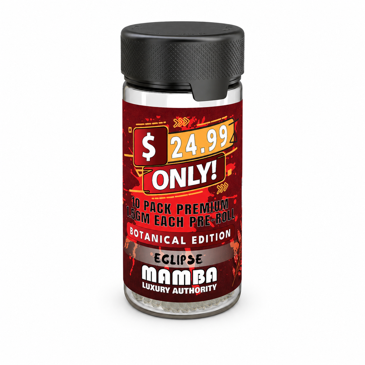 MAMBA RITUAL BOTANICAL 1.5G PRE ROLLS (10CT JAR)