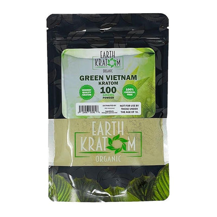 EARTH KRATOM 100GM GREEN VIETNAM 525458531826