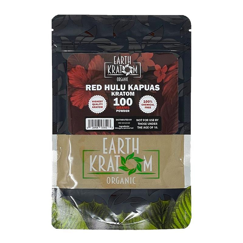 EARTH KRATOM 100GM RED HULU KAPUAS 525458533523