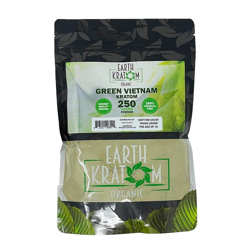 EARTH KRATOM 250GM POWDER GREEN VIETNAM 813121403540