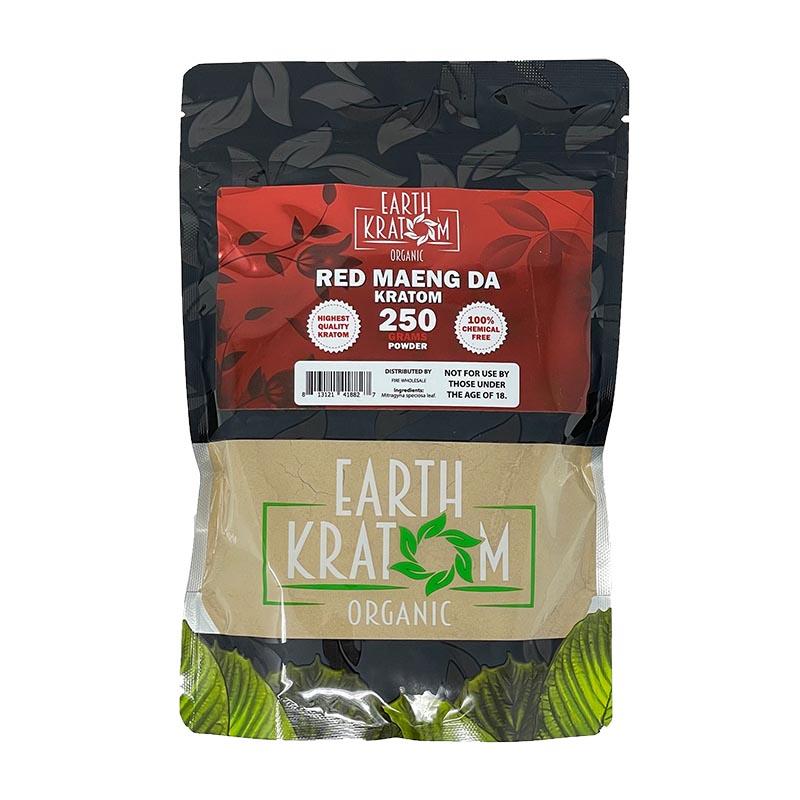 EARTH KRATOM 250GM POWDER RED MAENG DA 813121418827