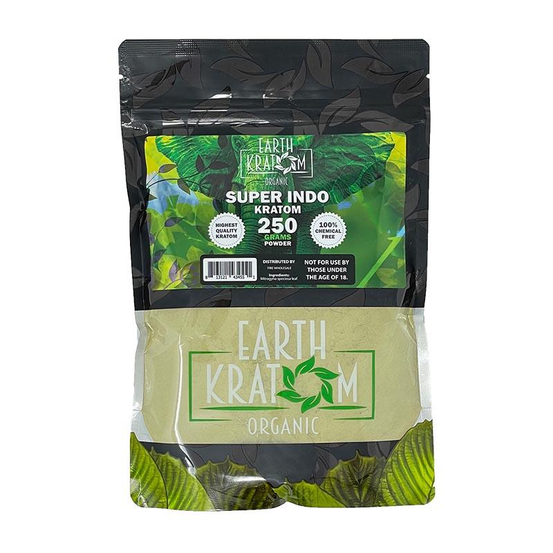 EARTH KRATOM 250GM POWDER SUPER INDO 813121434551