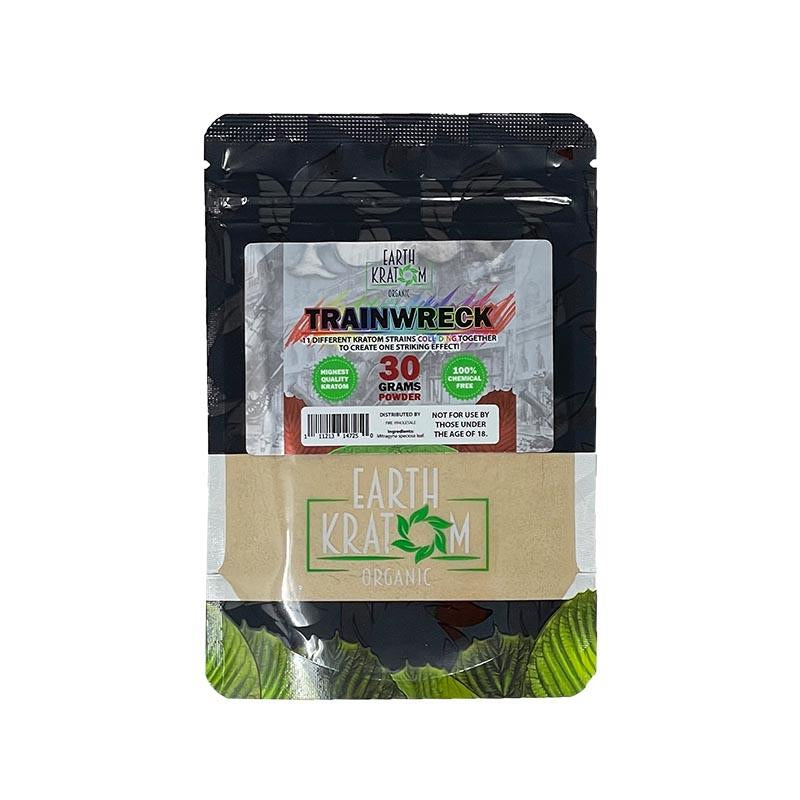 EARTH KRATOM 30GM POWDER TRAINWRECK 111213147250