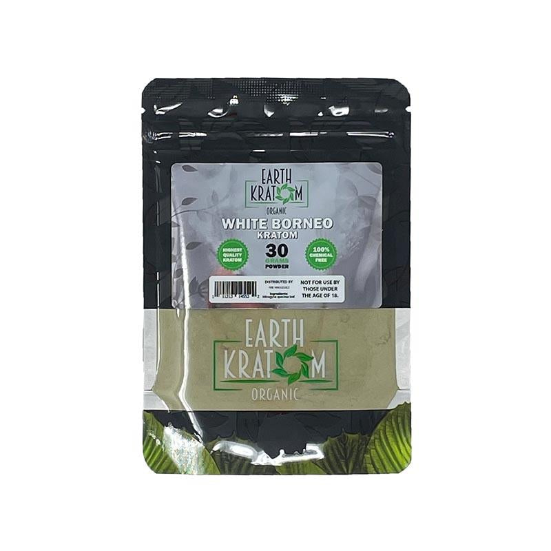 EARTH KRATOM 30GM POWDER WHITE BORNEO 111213145522