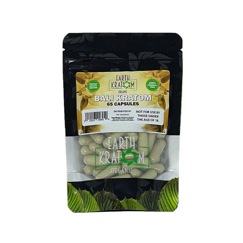 EARTH KRATOM 65CT CAPSULES BALI 212223246954