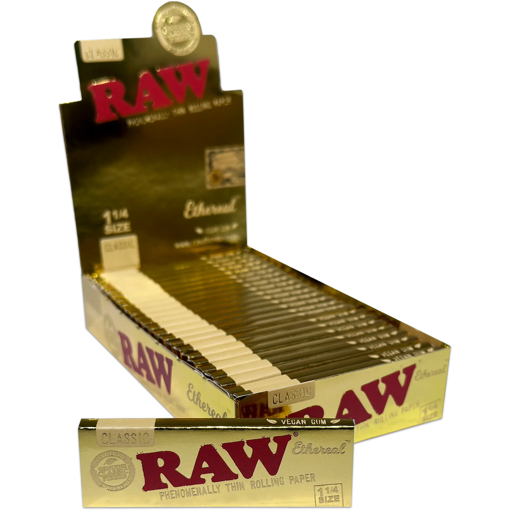 RAW CLASSIC 1 1/4 ETHEREAL 24CT/BOX