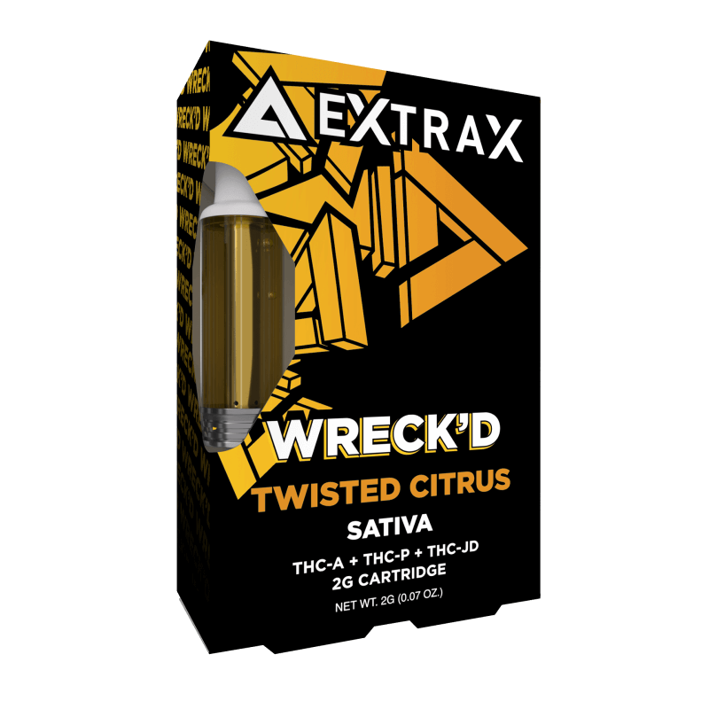 EXTARX WRECK’D 2ML THC-A CARTRIDGE - TWISTED CITRUS (SATIVA)