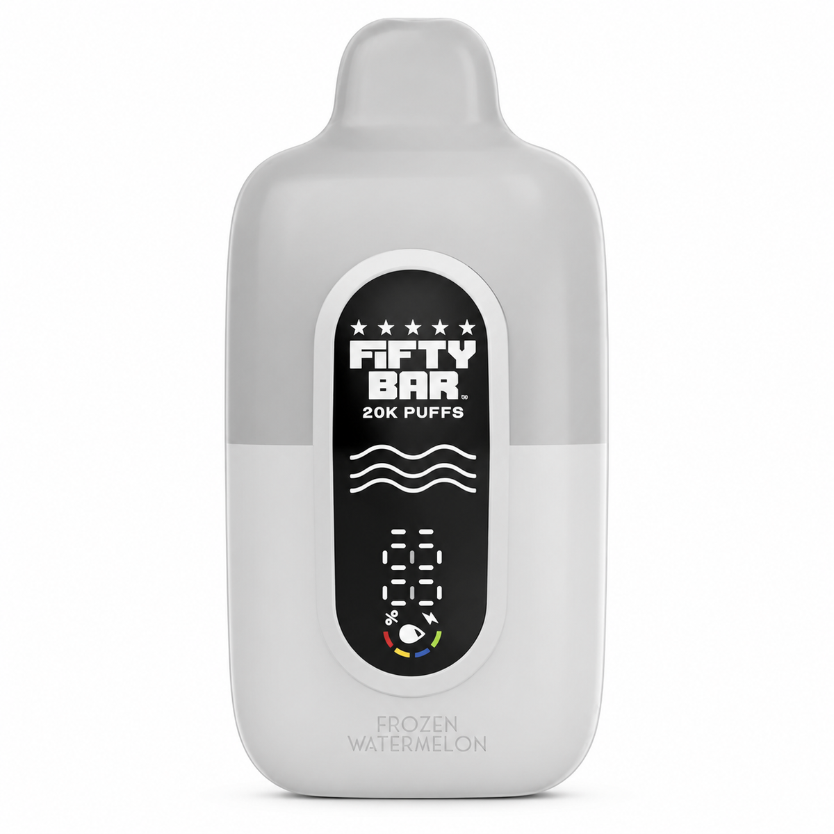 FIFTY BAR SILVER 20K PUFFS 2% DISPOSABLE (5CT BOX)