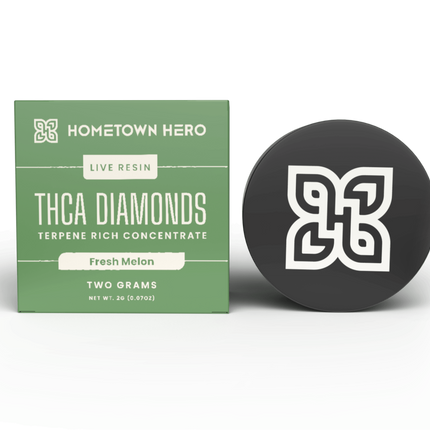 HOMETOWN HERO 2 GRAM THC-A DIAMONDS TERPENE CONCENTRATE
