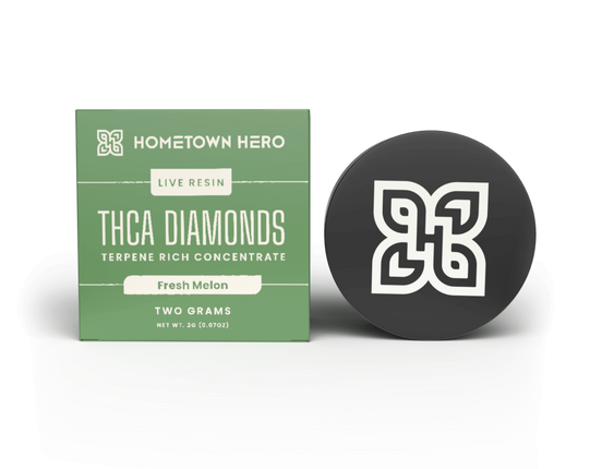 HOMETOWN HERO 2 GRAM THC-A DIAMONDS TERPENE CONCENTRATE