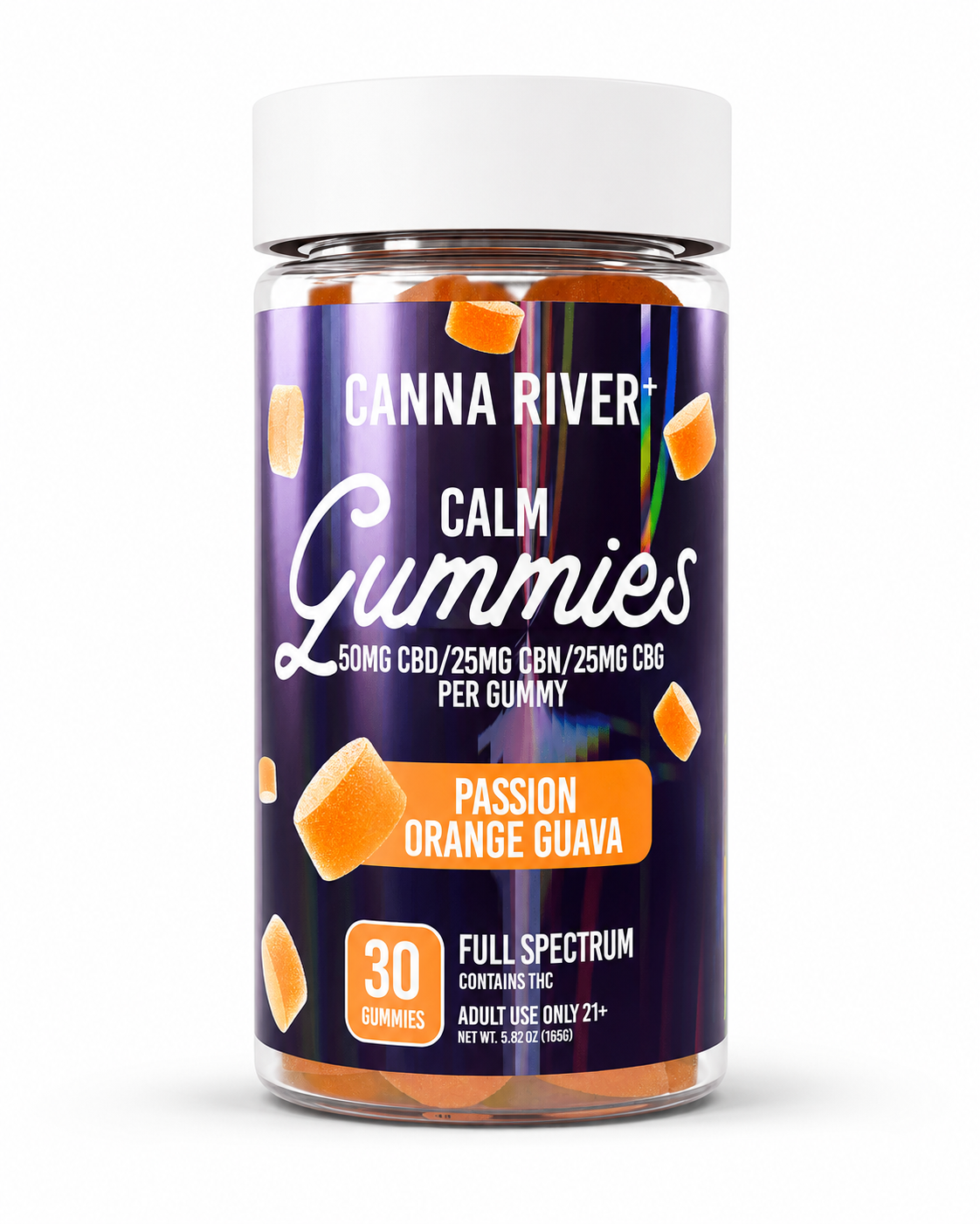 CANNA RIVER CBD CALM GUMMIES FULL SPECTRUM 3000MG JAR