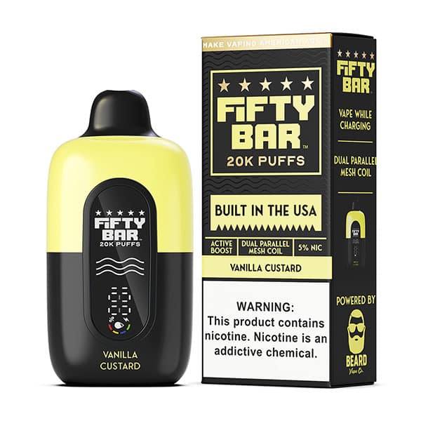 FIFTY BAR 20K V2 NIXODINE 5% (5CT DISPLAY)
