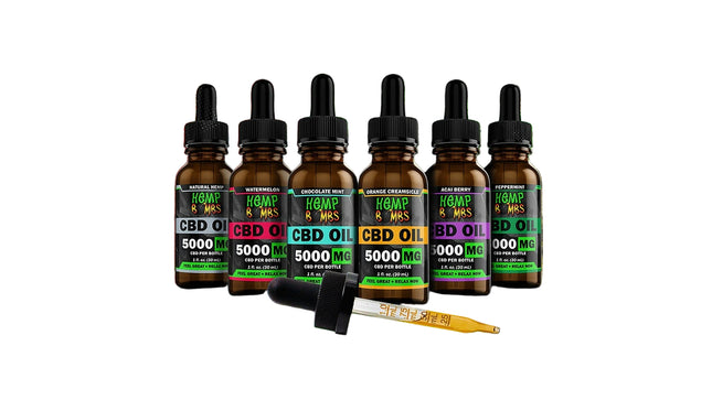 HEMP BOMBS 1OZ 5000MG PREMIUM CBD OIL