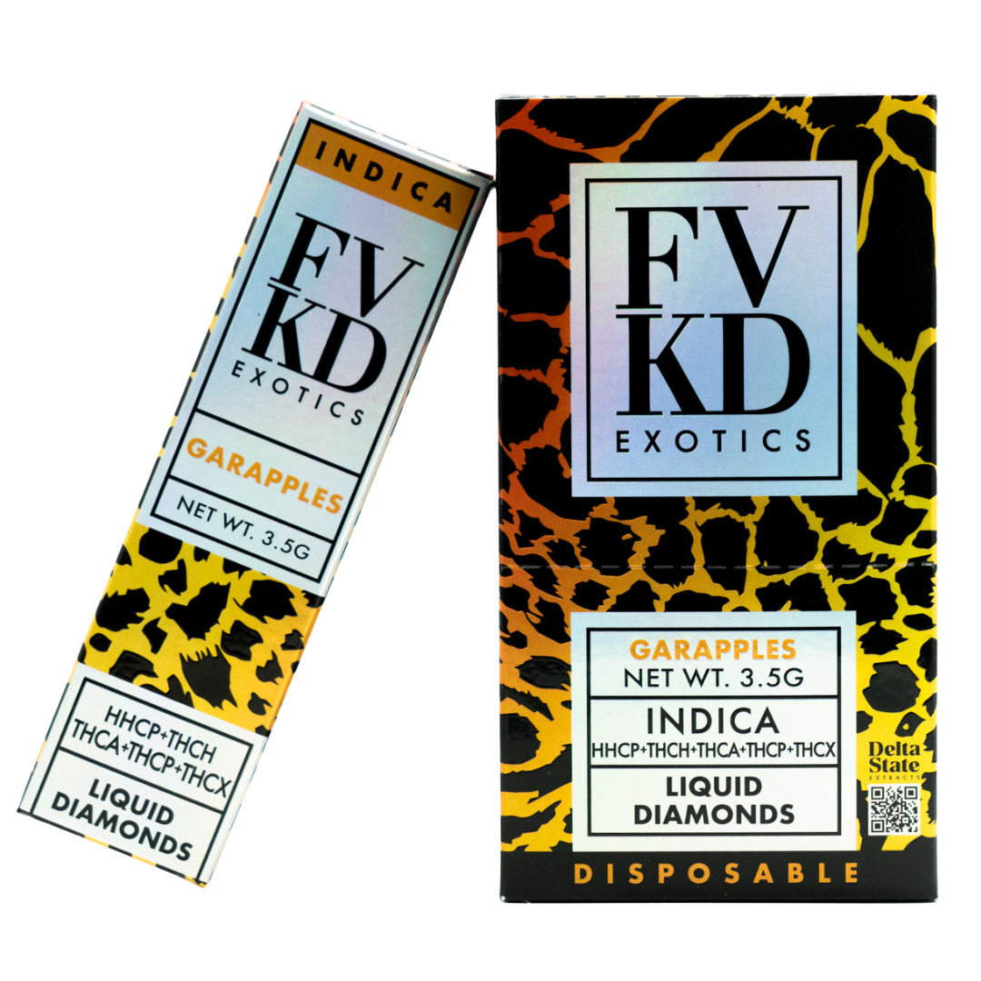 FVKD EXOTICS 3.5 GRAM THCA LIQUID DIAMONDS DISPOSABLE