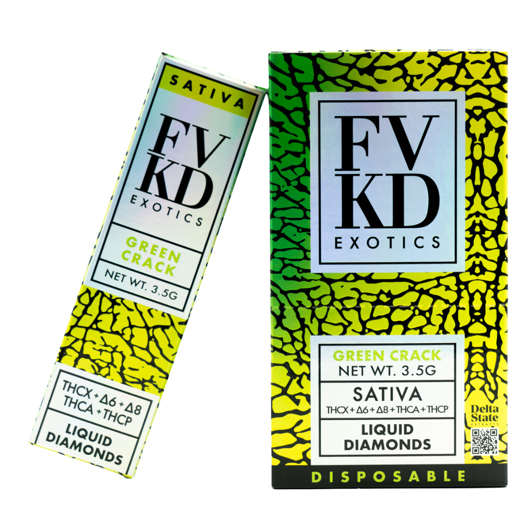 FVKD EXOTICS 3.5 GRAM THCA LIQUID DIAMONDS DISPOSABLE