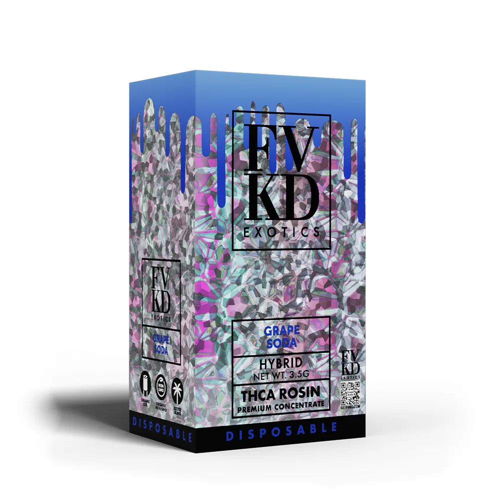 FVKD EXOTICS THCA ROSIN BLEND 3.5 GRAM DISPOSABLE (6CT/BOX)