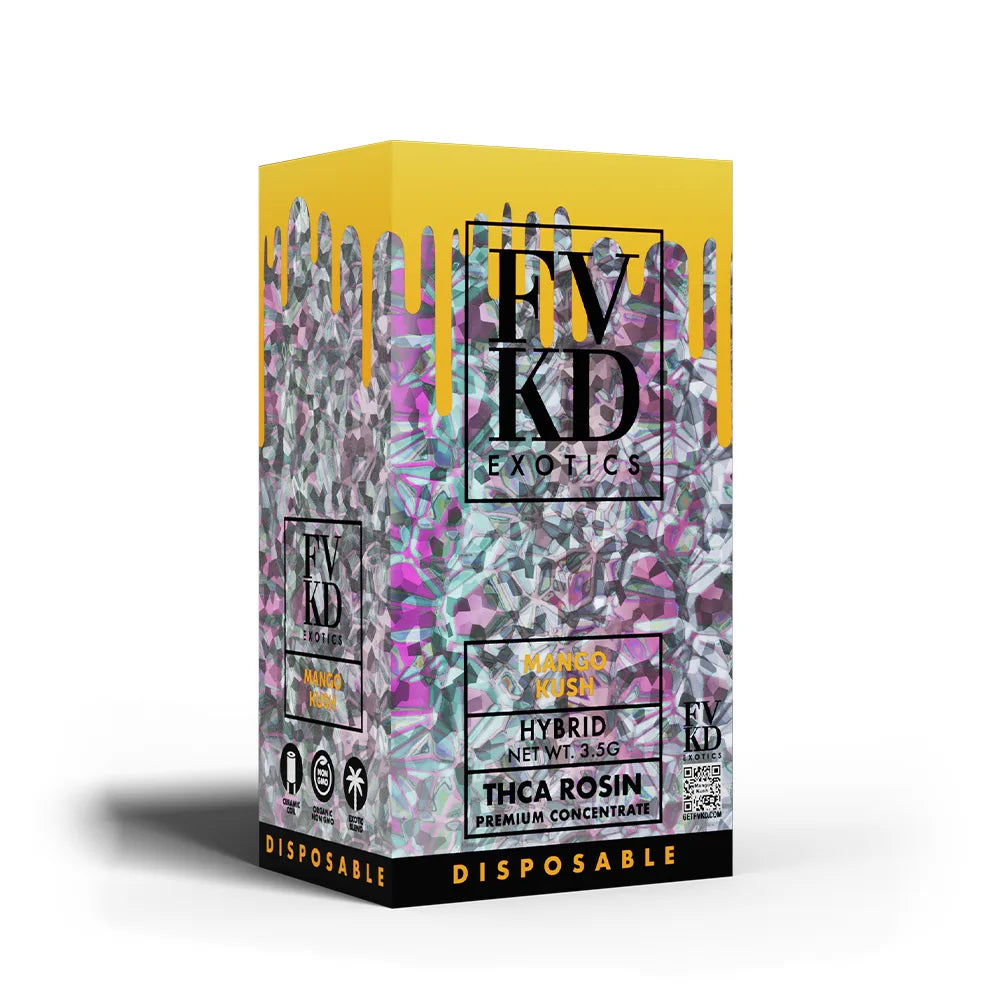 FVKD EXOTICS THCA ROSIN BLEND 3.5 GRAM DISPOSABLE (6CT/BOX)