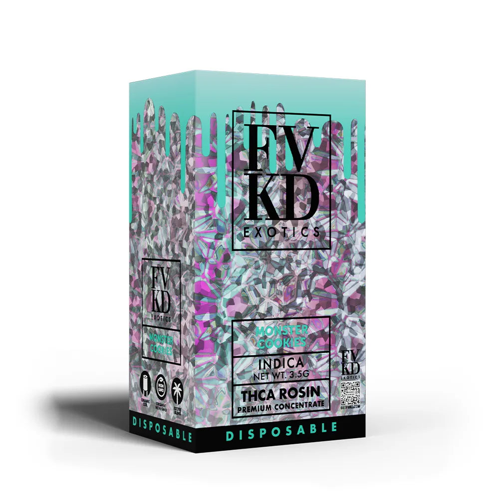 FVKD EXOTICS THCA ROSIN BLEND 3.5 GRAM DISPOSABLE (6CT/BOX)