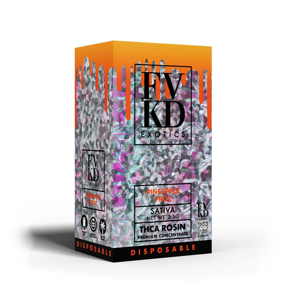 FVKD EXOTICS THCA ROSIN BLEND 3.5 GRAM DISPOSABLE (6CT/BOX)