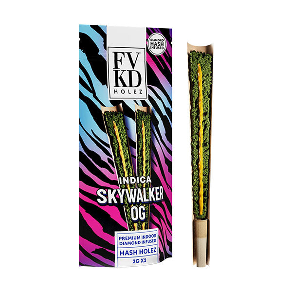 FVKD HOLEZ PREIMIUM INDOOR DIMAOND INFUSED HASH HOLEZ (2 X 2G PER PACK)