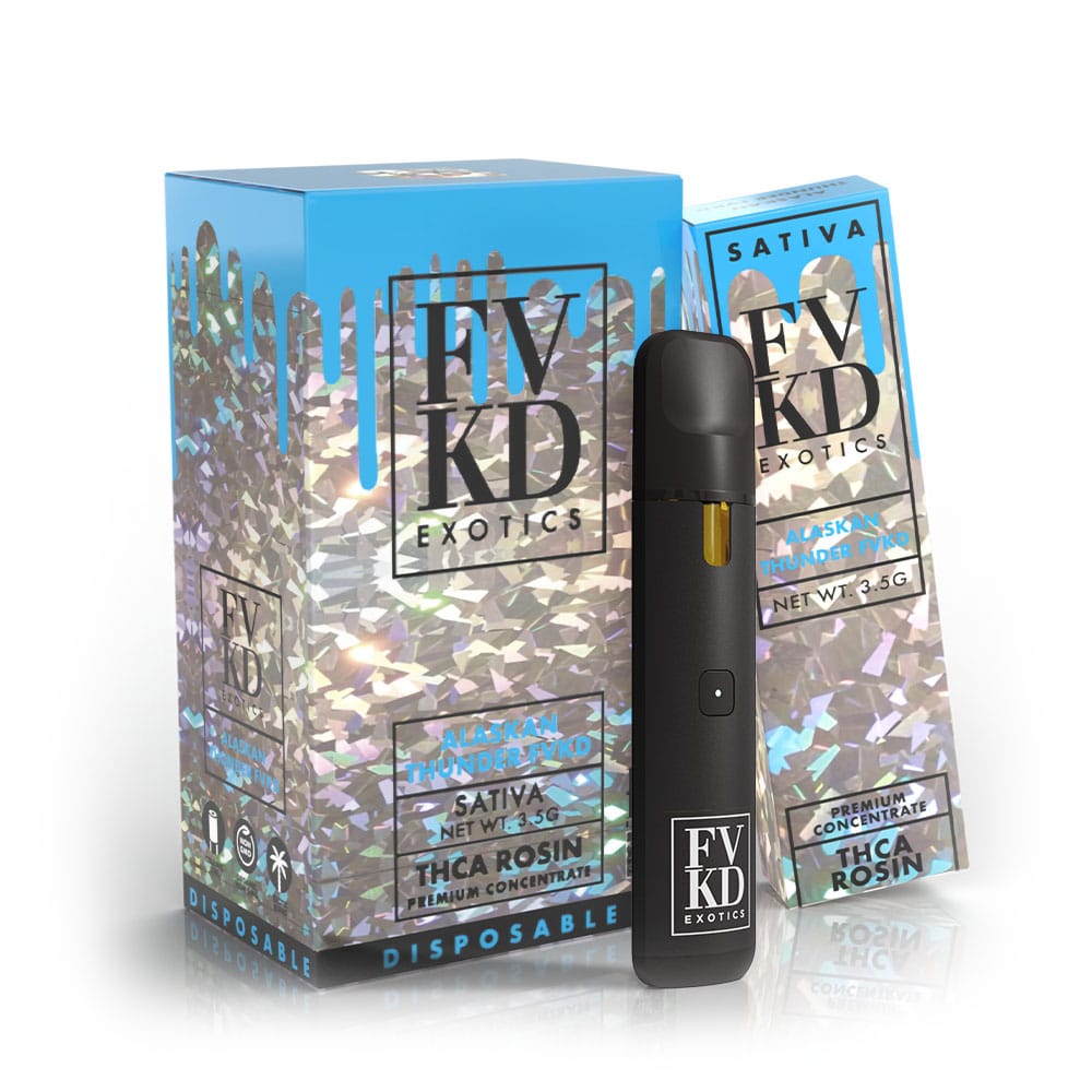 FVKD EXOTICS THCA ROSIN BLEND 3.5 GRAM DISPOSABLE (6CT/BOX)