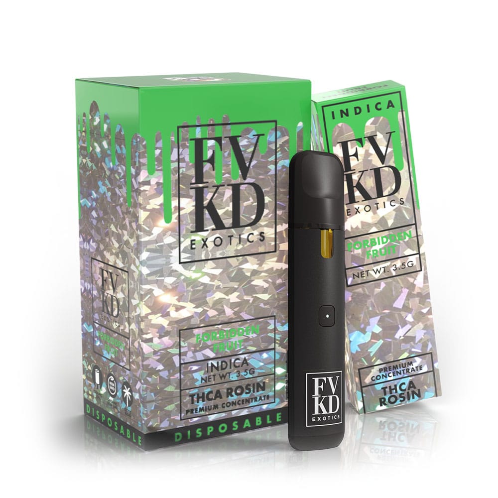 FVKD EXOTICS THCA ROSIN BLEND 3.5 GRAM DISPOSABLE (6CT/BOX)